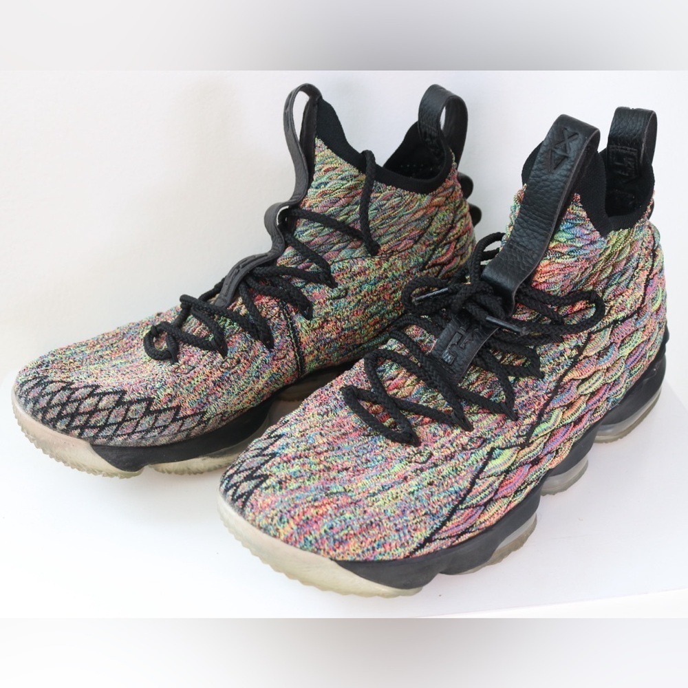 Nike LeBron 15 XV “Four Horsemen” Fruity Pebbles Size 9.5 Limited Multicolor